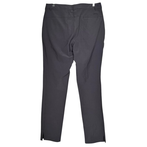 Slazenger Womens Dark Gray Lightweight Tapered Fit Golf Trousers Pants Size 8 - Picture 3 of 11